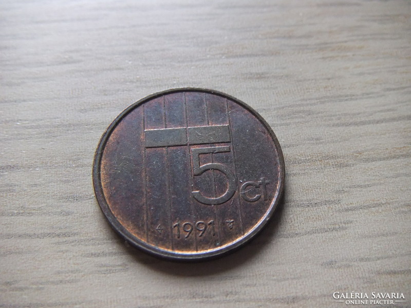 5 Cent 1991 Netherlands