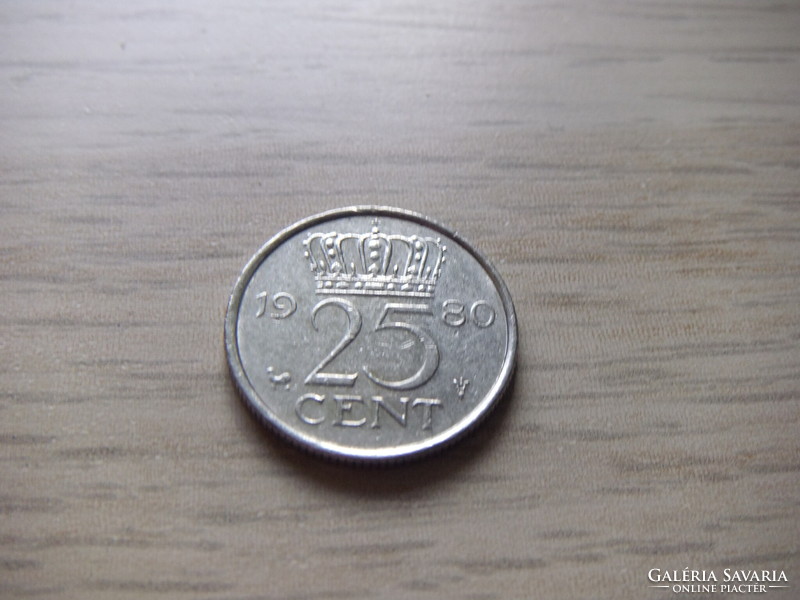 25 Cent 1980 Netherlands