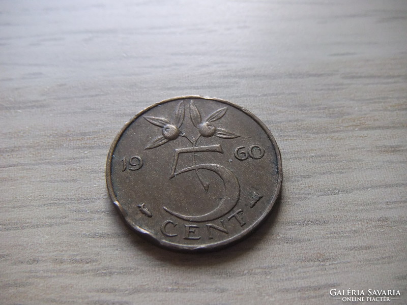 5 Cent 1960 Netherlands