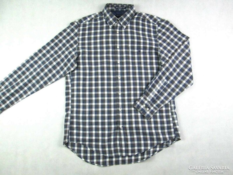 Original gant (l) elegant checkered long-sleeved men's shirt