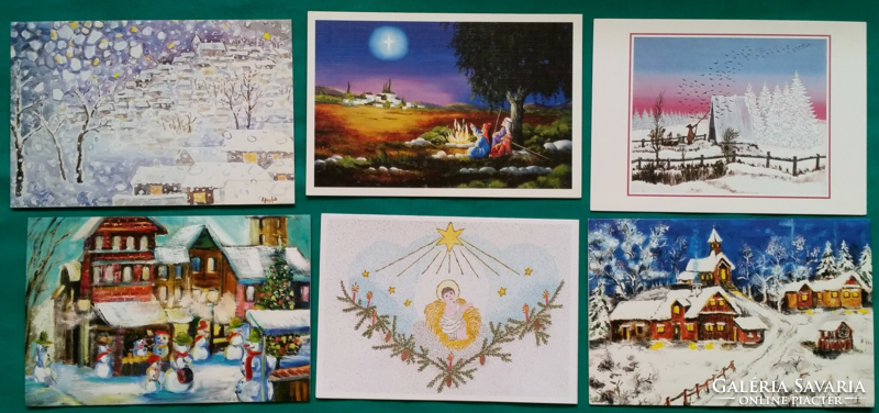 Karácsonyi képeslapok - postatiszták