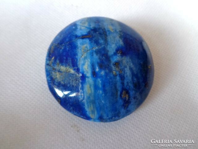 LAPIS lazuli  nagy ásvány korong marok kő 78 gr