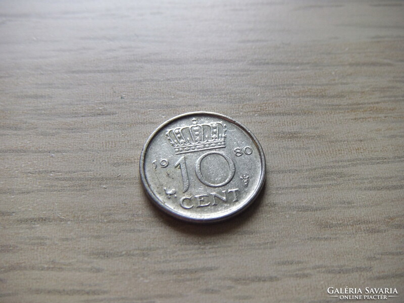 10 Cents 1980 Netherlands