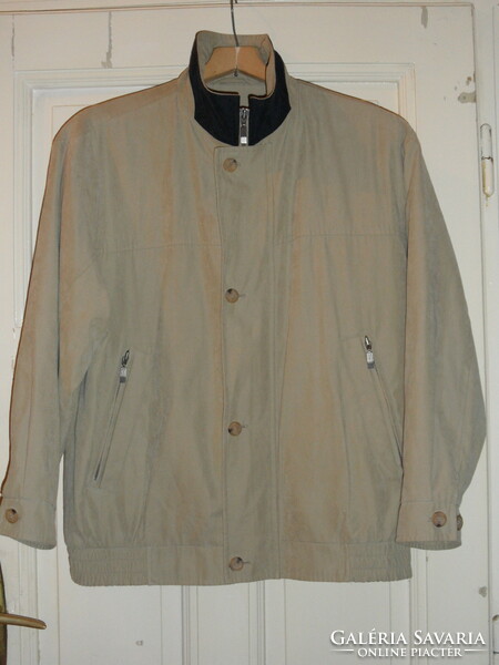 MIKRO drapp férfi dzseki, átmeneti kabát ( 50-es)
