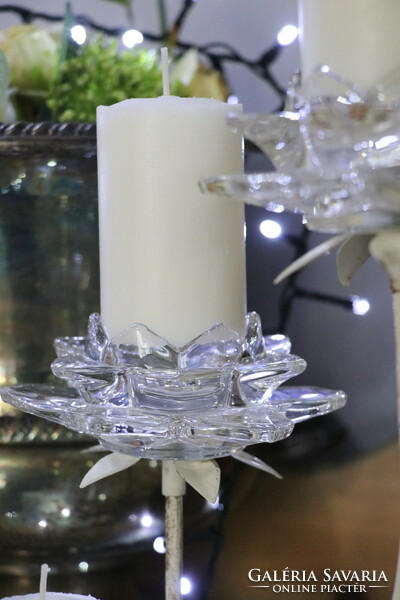 Water lily, fairy lily, lotus, water lily candle holder ii.
