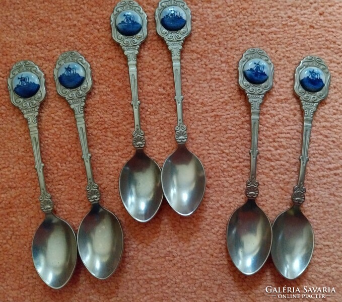 Silver-plated Dutch spoons