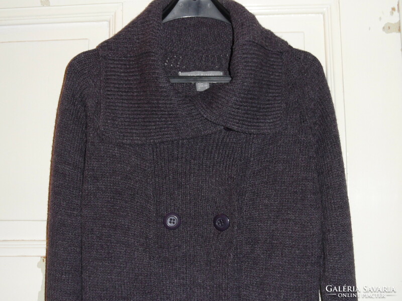 Philip russel gray-purple knitted cardigan, jacket (s)