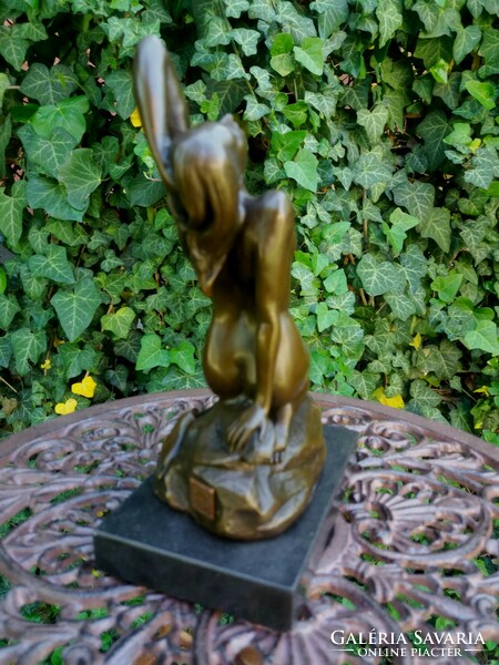 Female act - bronze sculpture