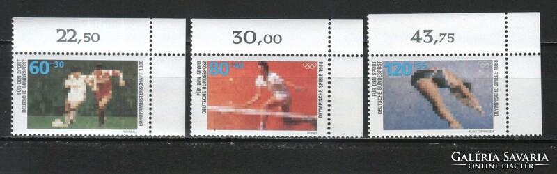 Postal clean bundes 2328 mi 1353-1355 7.00 euros