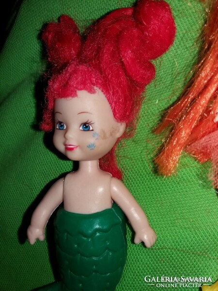 GYÖNYÖRŰ BABACSOMAG MINŐSÉGI Mattel ,SIMBA  kicsi Barbie sellő babák 3 db egyben a képek szerint
