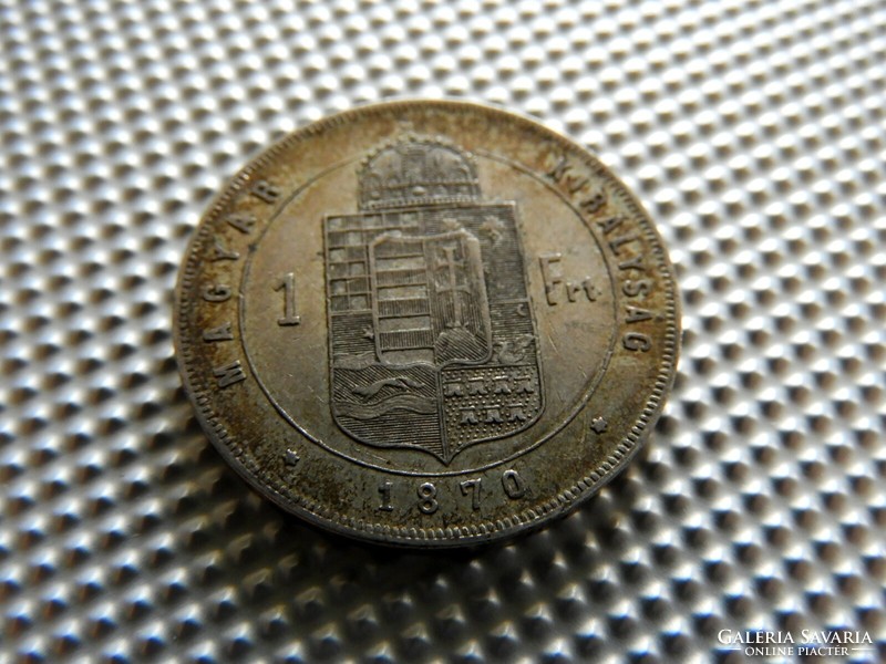 Very rare !!! 1870 Kb of silver nail mine in a 1 ft capsule. Margin inscription can be read: coat of arms above (jvf)