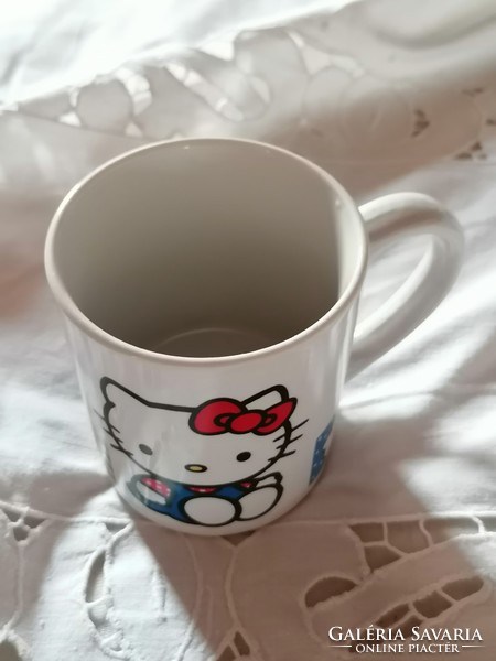 Hello Kitty porcelain moon cup, children's mug