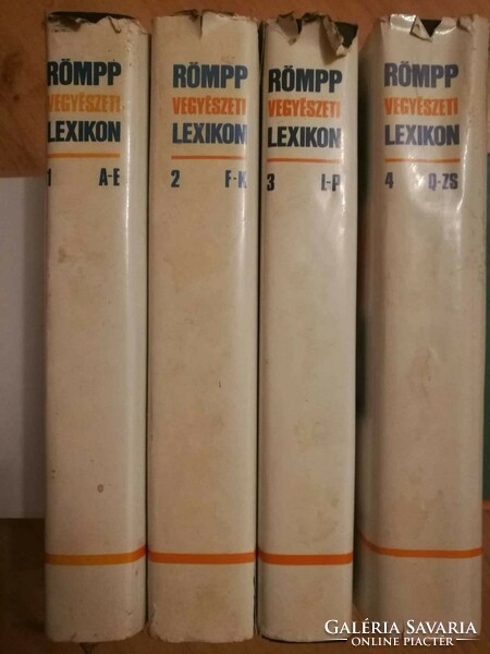 Römpp chemical lexicon i-iv. 1981 Technical book publisher