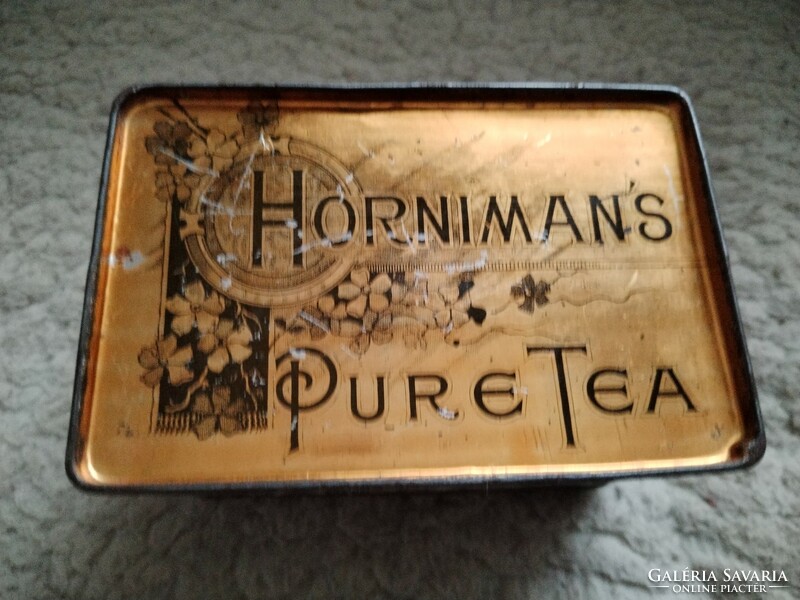 Vintage metal hornimans tea box