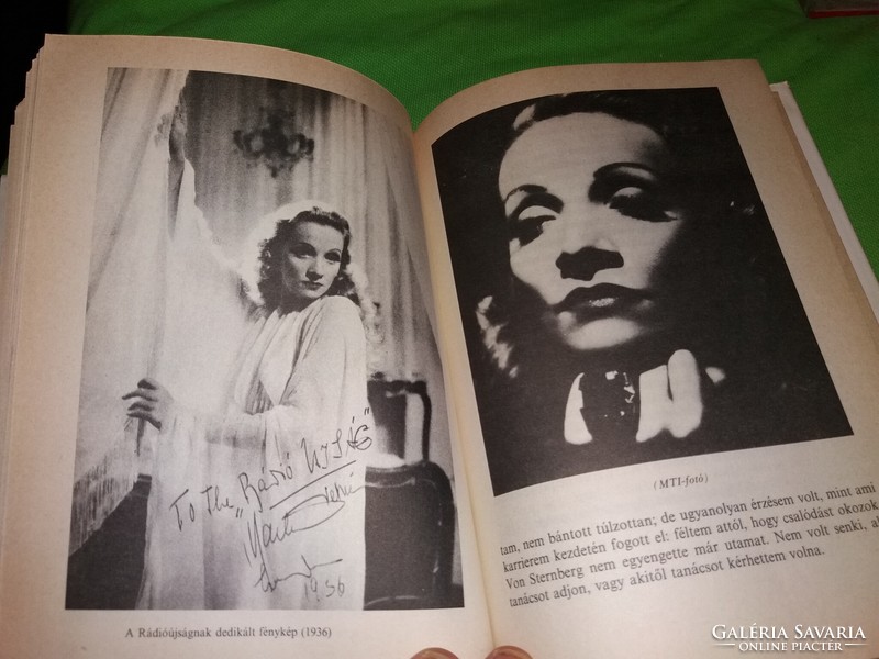 1985 Marlene Dietrich :Tiétek az életem... életrajzi könyv a képek szerint ZENEMŰ