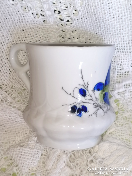 Antique, hand-painted tit, very rare mug, collection