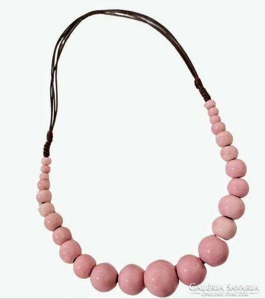 Ceramic pearl jewelry set