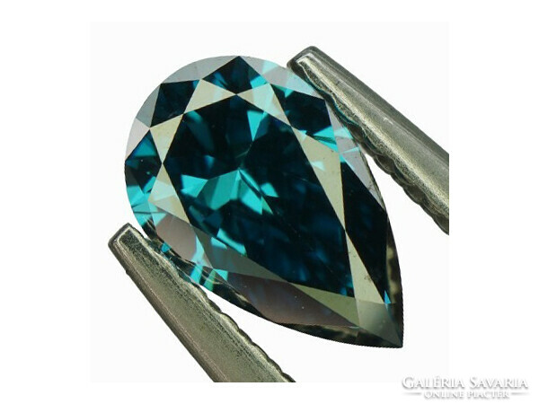Blue diamond 0.51 cts vvs2