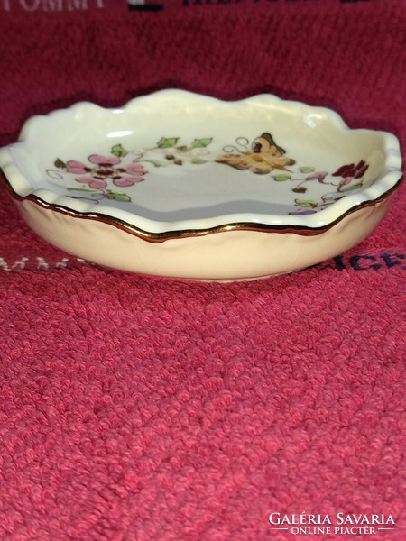 Beautiful Zsolnay butterfly ashtray never used