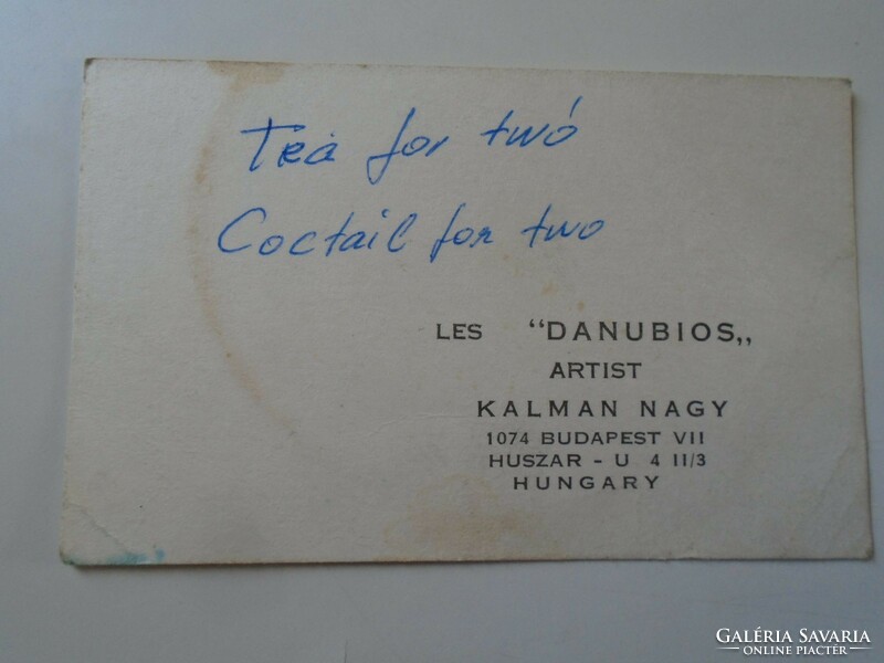 D200127  Les Danubions  Artist Kalman Nagy  artista - 1960k   tea for twó -rajta van a nyoma