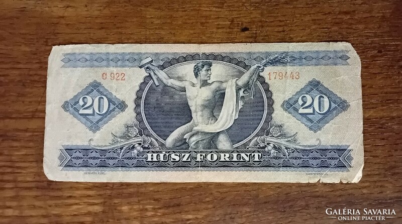 A twenty-forint banknote
