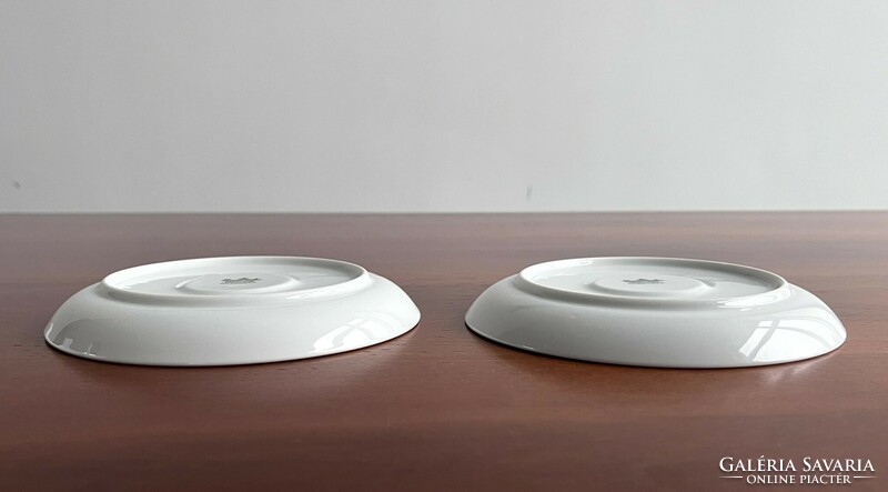 2db Rosenthal Studio Line, Bjørn Wiinblad tervezte "Lotus" porcelán teás csésze + alj