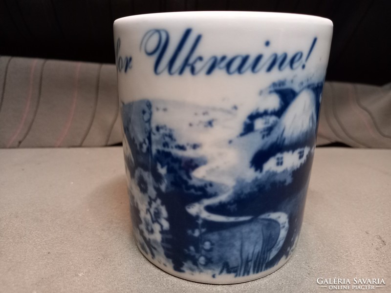 Pray for Ukraine!  kijevi  ukrán  porcelán  bögre