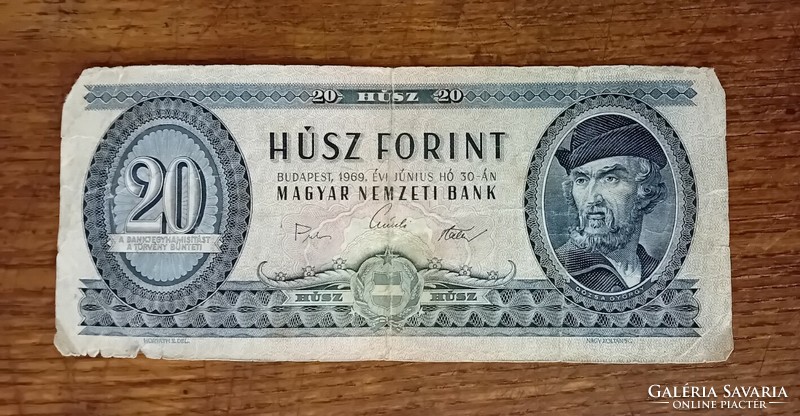 A twenty-forint banknote