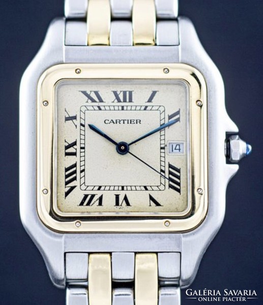 Cartier Panthére XL (2 rows 18k gold, date)