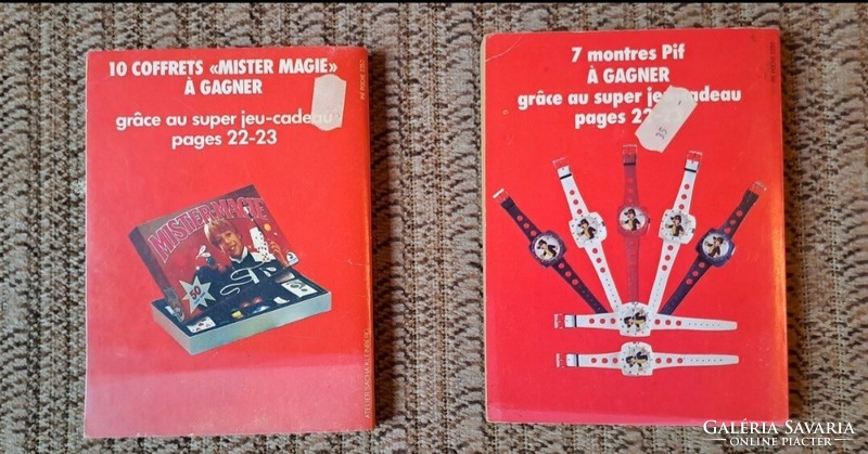 Original excellent pif poche 1985/240 and pif poche 1986/252 number