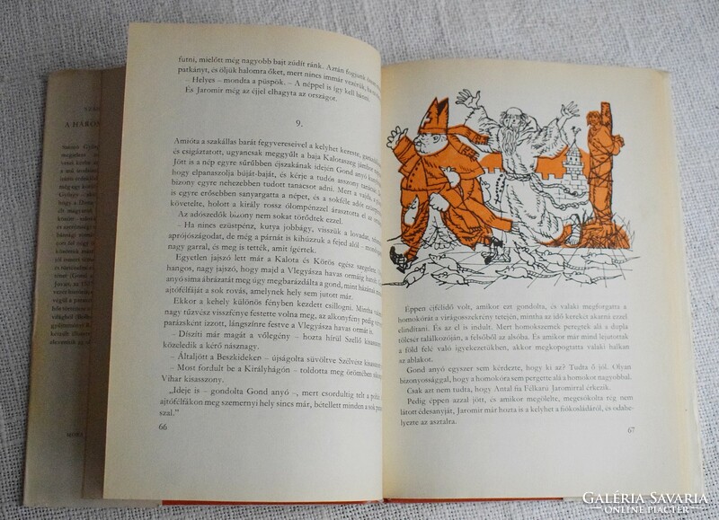 Szántó György , A három vaskorona , népmondák , mesekönyv , Móra 1975