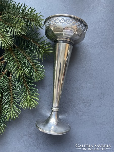 Very nice silver plated candle holder