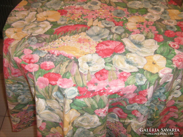 Pair of beautiful vintage floral curtains