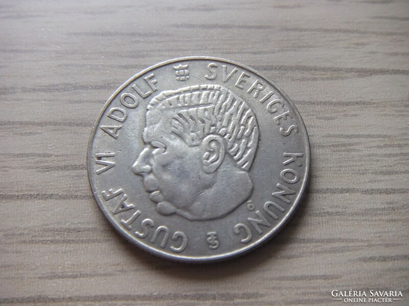 1 Korona 1956  Svédország  Ezüstérem