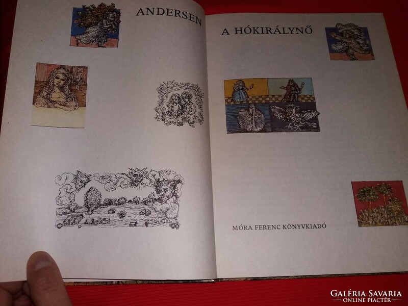 1982 H. C. Andersen: the snow queen picture book, according to the pictures, mora