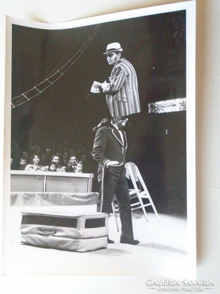 Za472.6 Graeser vilmos artista - acrobatic - 1960k 2 wildes -duo wiles circus circus circus