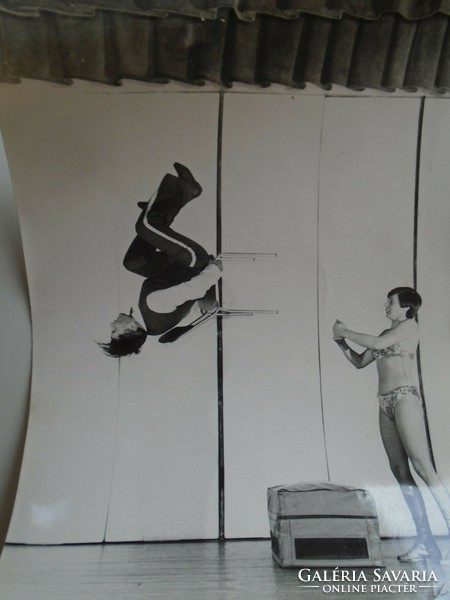 Za474.2 Graeser vilmos artista - acrobat - 1970's - circus circus (duo wiles, big circus)