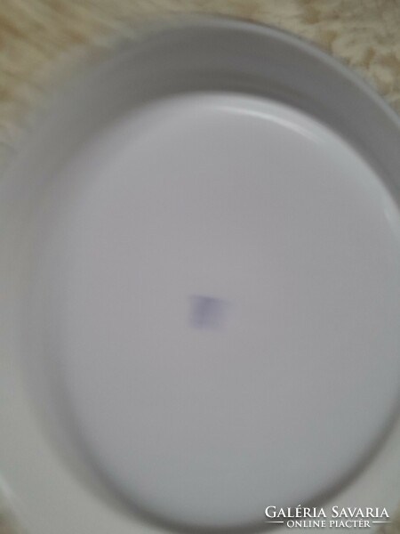 Zsolnay Kék  csíkos tányér  24 cm