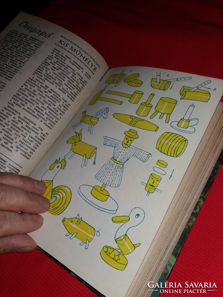 Régi 1961. V. évad EZERMESTER barkács hobby újság magazin szép állapot könyvbe kötve a képek szerint