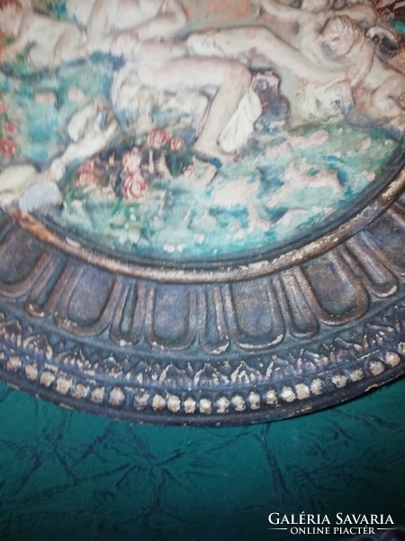 Antik Terrakotta 13. falidísz  21 cm x 21 cm kis hibákkal fényképezve