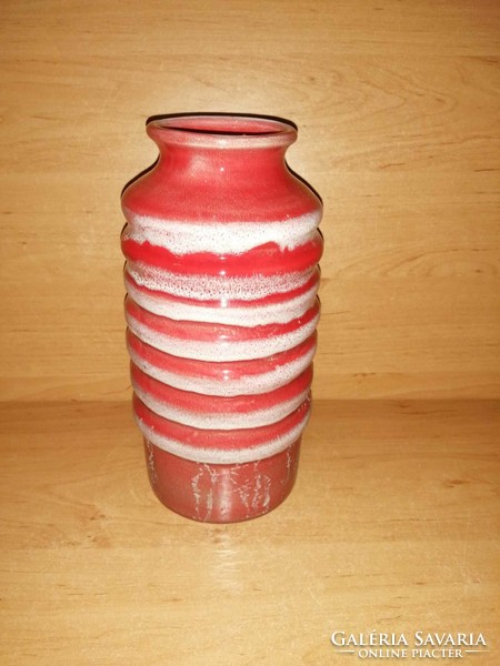 Iparművész kerámia váza - 23 cm magas (2/d)