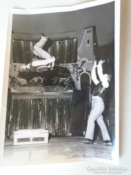 ZA472.5 Graeser Vilmos artista -akrobata - 1960k  2 Wildes -Duo Wiles  Cirkusz  Zirkus  Cirque