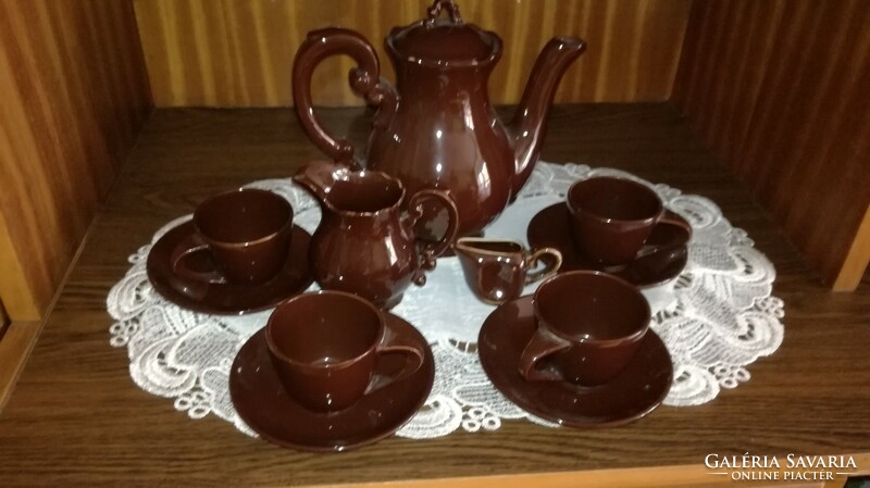 4 Personal baroque coffee set