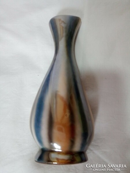 Retro striped eosin vase