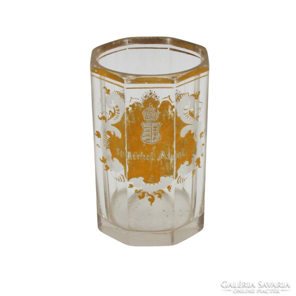 Ifj. Reichel Antal - 8 szögletű nemesi pohár (1810) - M413