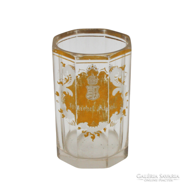Ifj. Reichel Antal - 8 szögletű nemesi pohár (1810) - M413