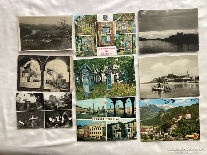 25 pieces of foreign postcards. (L.).
