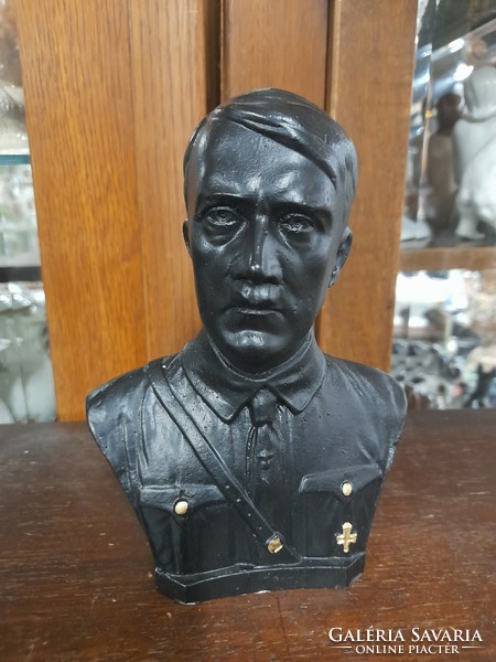 German, German imperial bust of Adolf Hitler, bust. 16 Cm. Marked.