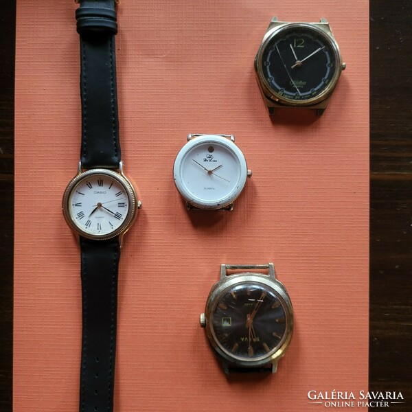 4 wristwatches, as in the pictures, women's, men's