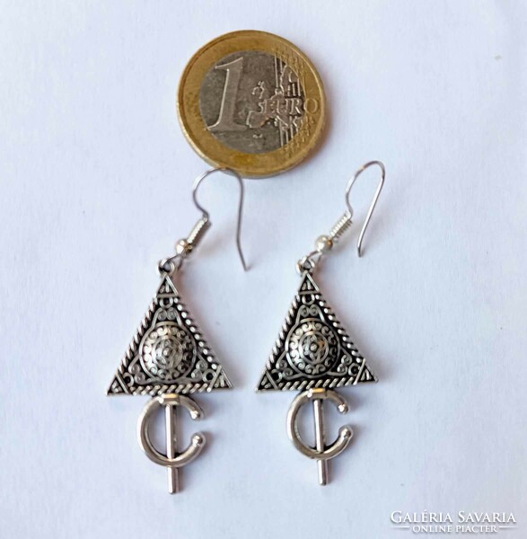 Tuareg fibula earrings